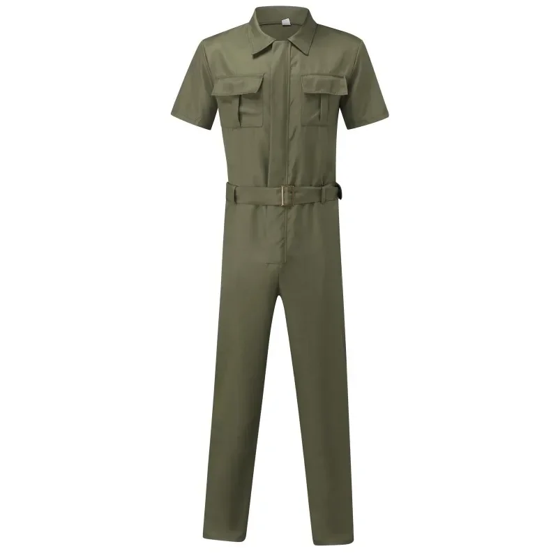 Wedding Job - Men's Overalls Casual Streetwear Pocket Solid