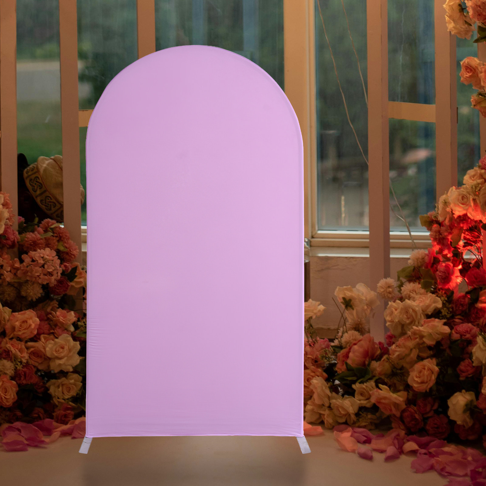 Wedding Ceremony Supply - Violet Stretchy Arch Slipcover Wedding Arch