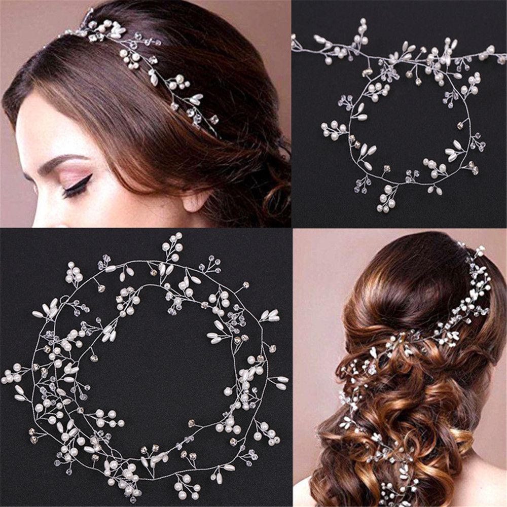 Wedding Supply List - Party Hair Jewelry Long Chain Headpiece