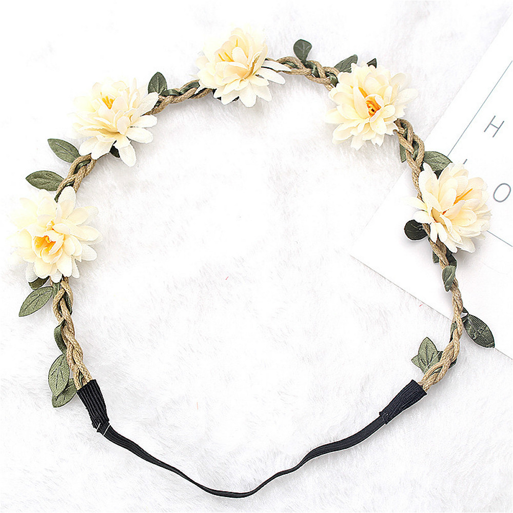 Women Wedding Flower Headband  - Wedding Supply List ulasan dan harga