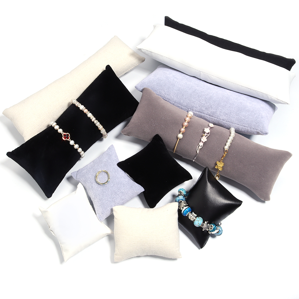 1Pc PU Leather Velvet Jewelry  - Ring Bearer Pillow ulasan dan harga