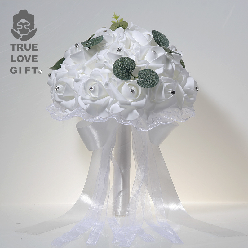 1 Pcs Wedding Hand Bouquet Bri - Wedding Ceremony Supply ulasan dan harga