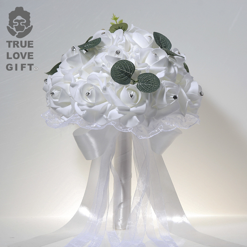 1 Pcs Wedding Hand Bouquet Bri - Wedding Ceremony Supply ulasan dan harga