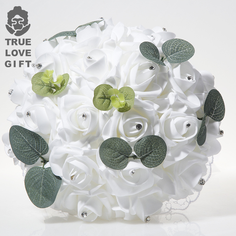 1 Pcs Wedding Hand Bouquet Bri - Wedding Ceremony Supply ulasan dan harga