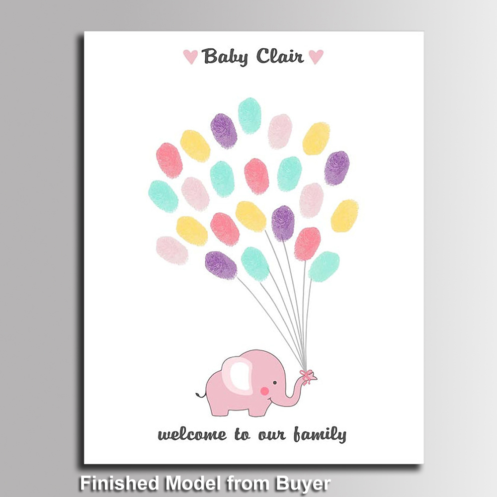Personalized Signature Fingerp - Personalized Guest Book ulasan dan harga