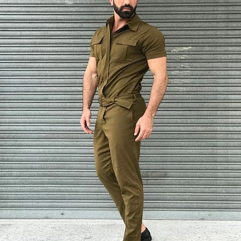 Men's Overalls Casual Streetwe - Wedding Job ulasan dan harga