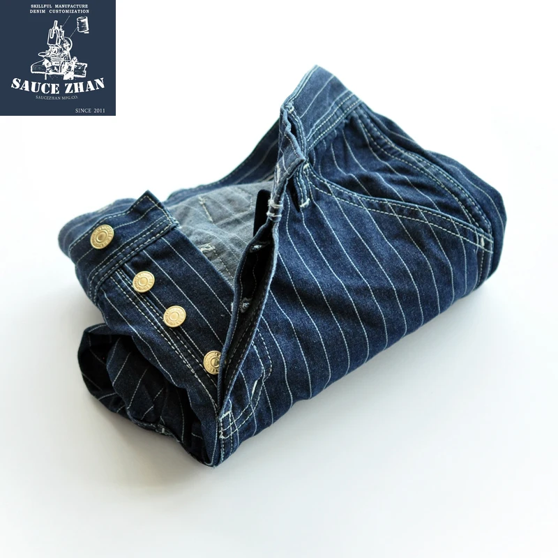 Saucezhan Striped Jeans Men Vi - Wedding Job ulasan dan harga