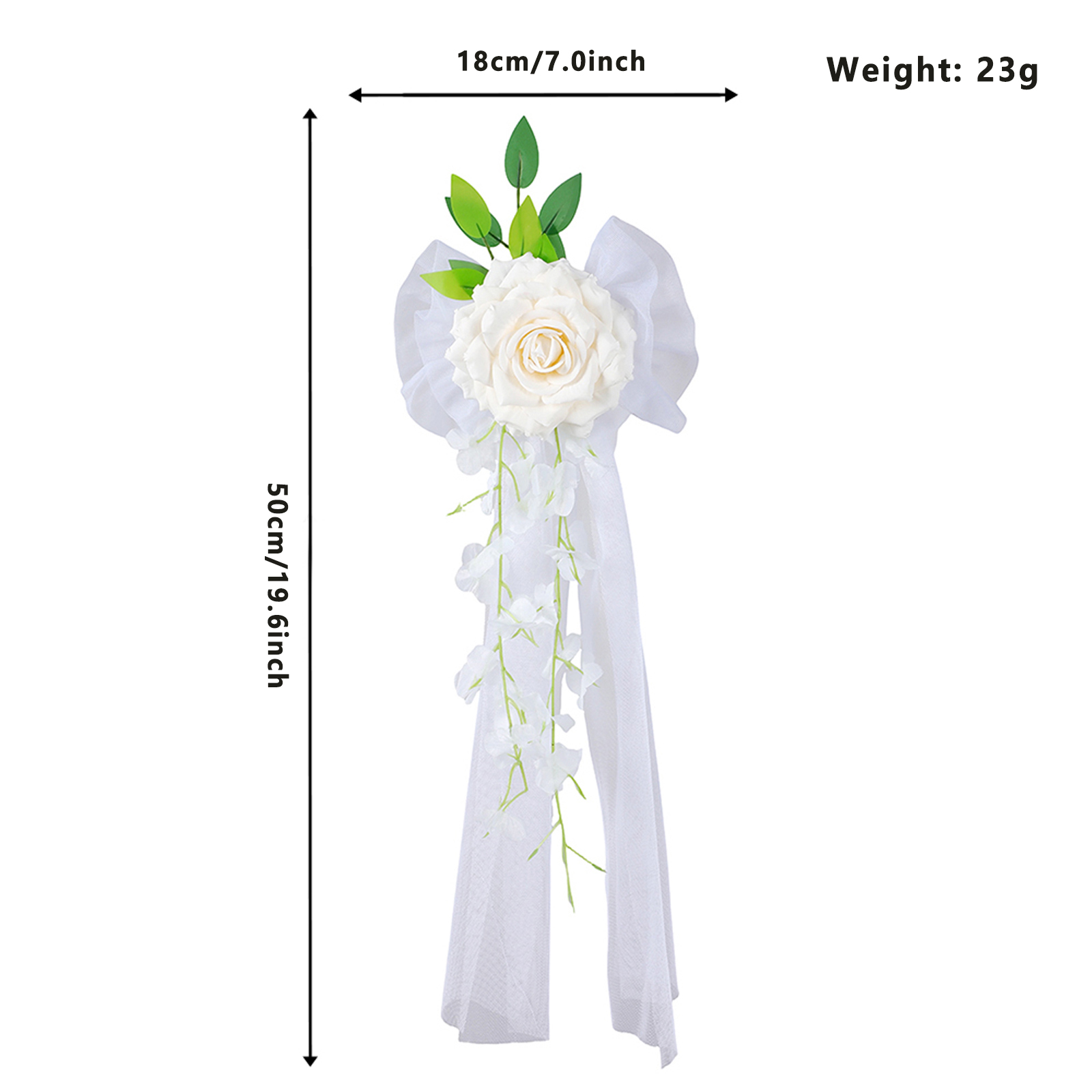 Artificial Flowers Wedding Car - Wedding Ceremony Supply ulasan dan harga