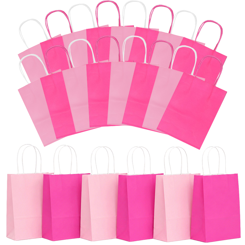 12PCS Kraft Paper Shopping Bag - Wedding Supply Shops ulasan dan harga