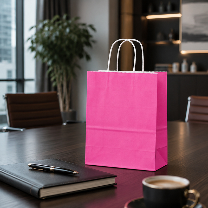 12PCS Kraft Paper Shopping Bag - Wedding Supply Shops ulasan dan harga