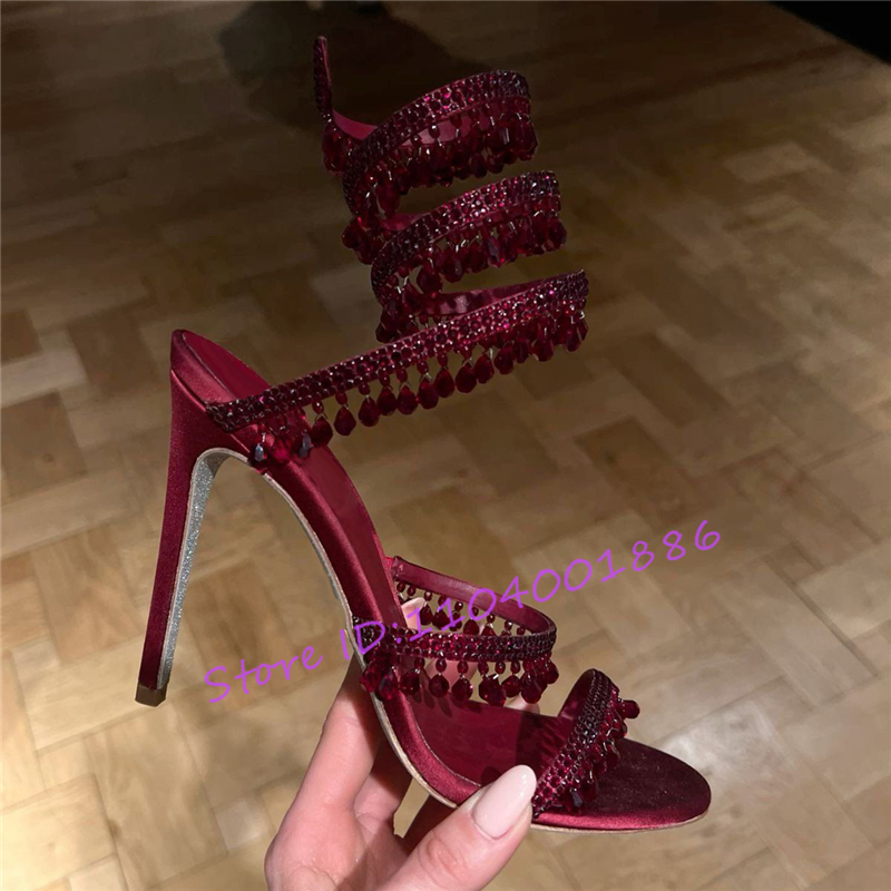 Rhinestone Snake Shape Ankle S - Wedding Super ulasan dan harga