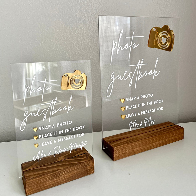 Personalized Acrylic Polaroid  - Personalized Guest Book ulasan dan harga