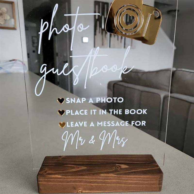 Personalized Acrylic Polaroid  - Personalized Guest Book ulasan dan harga