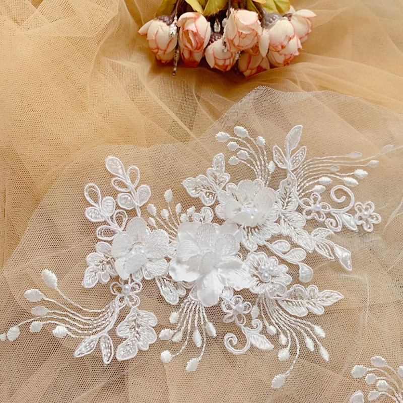 Pearl Lace Border Line, 3D Mir - Wedding Supply Online ulasan dan harga