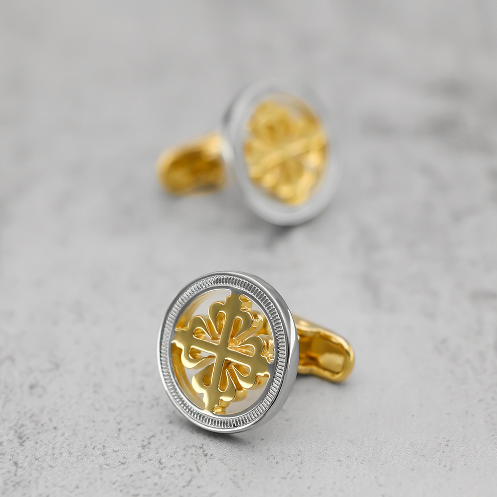 Luxury Iris Flower Cufflinks H - Wedding Supply Factory ulasan dan harga