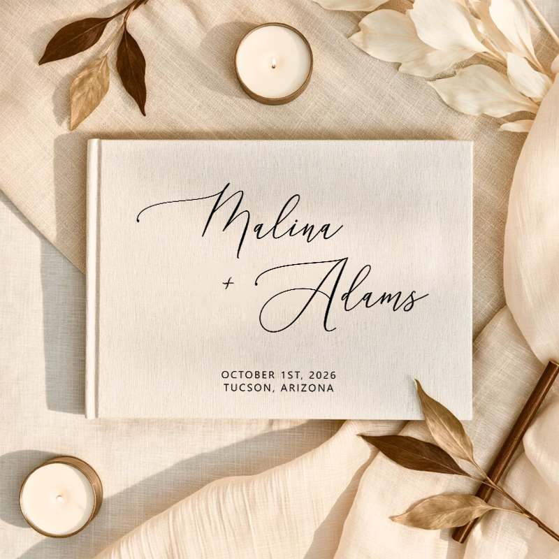 Personalized Guest Book Photo  - Personalized Guest Book ulasan dan harga
