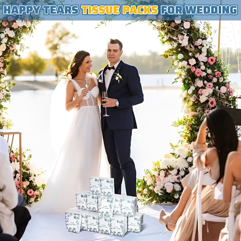 30pcs For Your Happy Tears Wed - Wedding Ceremony Supply ulasan dan harga