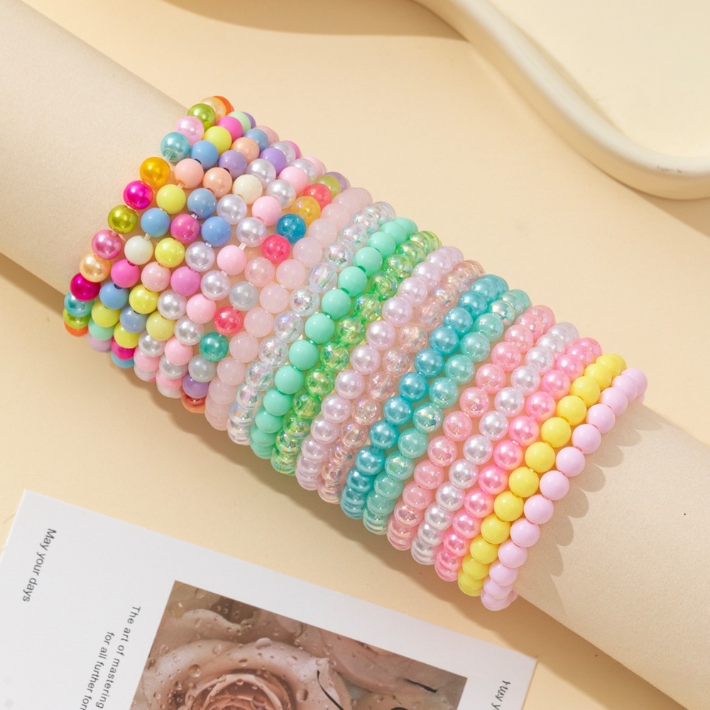 10-100Pcs Colorful Beaded Brac - Wedding Supply List ulasan dan harga