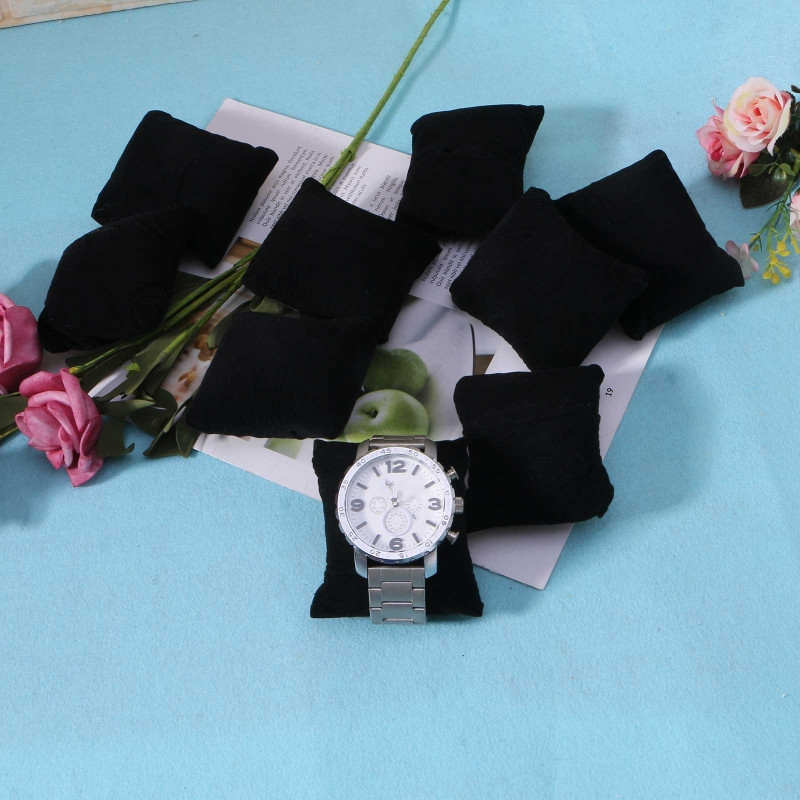 10Pcs/Set Velvet Bracelet Watc - Ring Bearer Pillow ulasan dan harga