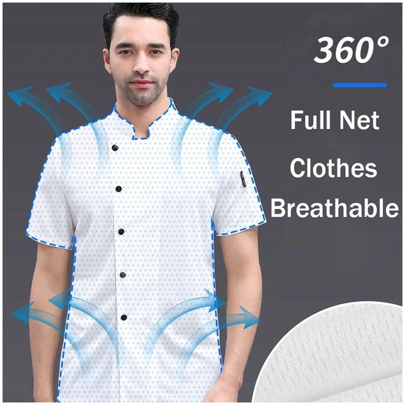 New 360°Breathable Mesh Chef J - Wedding Job ulasan dan harga