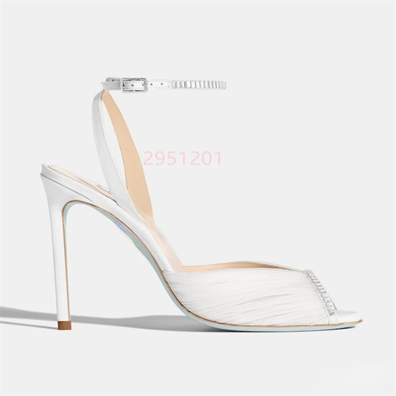 Crystal V Pointed Toe Women Wh - Wedding Super ulasan dan harga